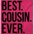 thumbnail image 2 of Best Cousin Ever Family Relatives Unisex Plus Fleece Graphic Sweatshirt Brisco Brands 3X, 2 of 5