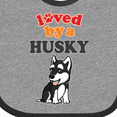 thumbnail image 4 of Inktastic Siberian Husky Dog Puppy Boys or Girls Baby Bib, 4 of 4
