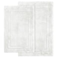 thumbnail image 2 of BNM Non-Slip Washable Bath Rug Set, 20" x 30", 24" x 36", White, 2 of 6