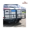 thumbnail image 4 of Foldable Hitch Cargo Carrier Rack w/ 2" Receiver Mounted Luggage Basket, 4 of 9