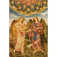 thumbnail image 2 of Evelyn De Morgan 11x14 Gold Ornate Wood Frame and Double Matted Museum Art Print Titled - Gloria (1893), 2 of 4