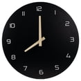 thumbnail image 1 of Reloj Pared Negro Manecillas Madera | 30x4x30 cm, 1 of 2