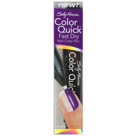 sally hansen pen nail dry fast quick purple oz fl