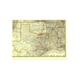 thumbnail image 4 of Railroad Map - Chicago Burlington and Quincy Railroad - Cram 1881 - 23 x 31.71 - Vintage Wall Art, 4 of 5