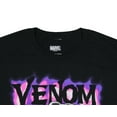 thumbnail image 3 of Marvel Comics Men's Spider-Man Venom Purple Smoke Character Adult T-Shirt, 3 of 5