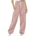 thumbnail image 6 of JGTDBPO Baggy Sweatpants For Women Casual High Waist Jogger Pants Y2K Trendy Lounge Trousers With Pockets Sporty Gym Athletic Fit Jogger Pants, 6 of 6