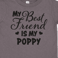 thumbnail image 4 of Inktastic My Best Friend is My Poppy with Hearts Boys or Girls Toddler T-Shirt, 4 of 5