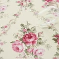thumbnail image 3 of Vintage Floral Rectangle Tablecloth Shabby Chic Flower Table Cloth Spring Table Cover Waterproof for Dinner Kitchen Picnic, Pink, 60x84 Inches, 3 of 6