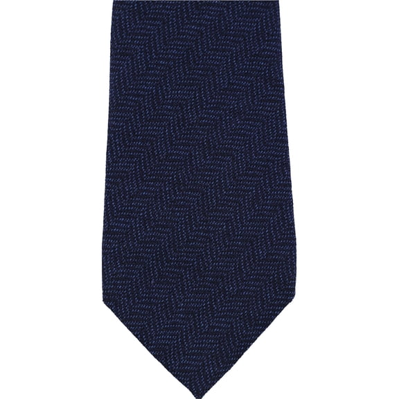 Tasso Elba Mens Francini Chevron Self-tied Necktie, Blue, One Size