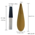 thumbnail image 4 of Guiro Instrument en Forme de Poisson Tambour de Sable Instrument de Percussion avec 1 Grattoir Outil d'Entraînement Musical Style A, 4 of 5