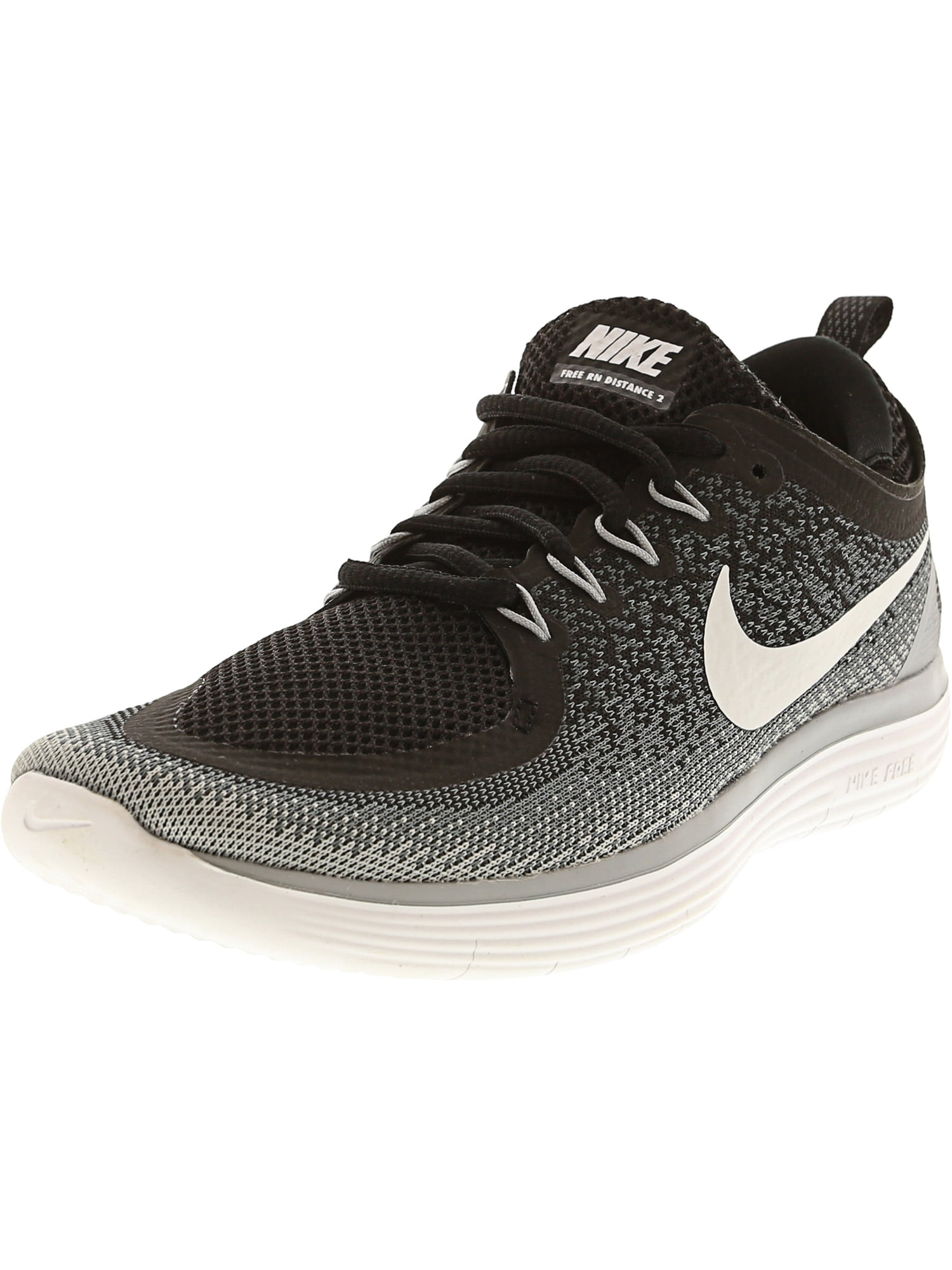 Peregrinación primavera Inspiración Nike Women's Free Rn Distance 2 Black / White - Cool Grey Ankle-High Fabric  Running 8.5M - Walmart.com