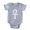 Heather Grey, variant on CafePress - Ankh - Cute Infant Baby Football Bodysuit
