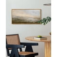 thumbnail image 5 of Drsoum Vintage Wall Art Rustic Dusk in The Forest Landscape Painting Retro Misty Mountains Range Scenery Farmhouse Kitchen Living Room Decor 8x16in Natural Framed, 5 of 7