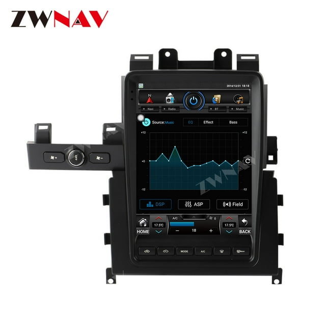 ZWNAV 14,4 Pouces Android 13 Voiture Radio pour Nissan GT-R (R35) 2013 Stéréo Mise à Niveau Style Tesla IPS Écran Tactile Android Auto GPS Unité de Navigation Lecteur Multimédia