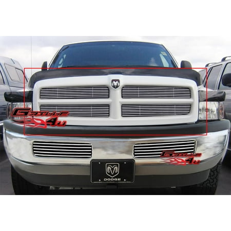 - Fits 94-01 Dodge Ram Pickup Billet Grille Insert
