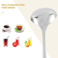 thumbnail image 5 of Stainless Steel Heavy Duty Deep Soup Spoon Large Serving Spoon Ramen Spoon Long Handle Soup Spoon-, 5 of 5