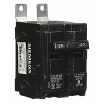 Siemens Circuit Breaker,25A,Bolt On,120/240V,2P B225