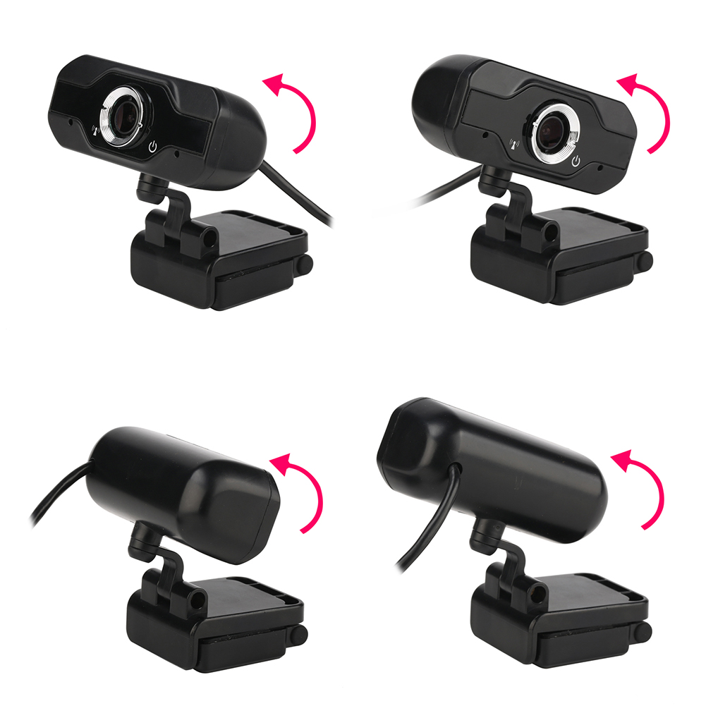 HD Webcam Desktop Laptop USB Web Camera 720P Web Cam CMOS Sensor with Built-in Microphone for Video Calling - image 4 of 9