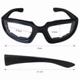 thumbnail image 2 of 3-Pack Motorcycle Riding Glasses, Family-friendly - 100% UV Windproof/Dustproof Goggles with Foam Cushion for Cycling, Biking, Outdoor Sports(Clear Lens), 2 of 6