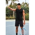 thumbnail image 5 of COOFANDY Mens Gym Workout Tank Tops Sleeveless V Neck T Shirts 3 Pack Muscle Basketball Tee Shirt, 5 of 10