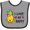 Heather and Black, variant on Inktastic I Love My Pappy with Pineapple Girls Baby Bib
