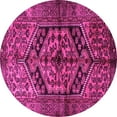 thumbnail image 1 of Ahgly Company Indoor Round Persian Pink Traditional Area Rugs, 5' Round, 1 of 4