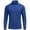 Blue, variant on Men's Quarter Zip Long Sleeve Athletic Shirt, Mock Neck Raglan Performance Top Sports Wear