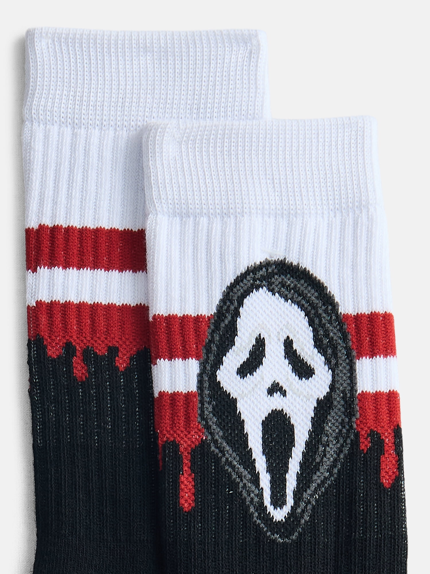 Scream Men's Ghostface Athletic Crew Socks, 3-Pack, Sizes 8-12