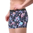 thumbnail image 2 of Honeii cool Skull flower Men's Underwear Boxer Briefs Pack, ComfortSoft Boxer Brief for Men, Moisture-Wicking Breathable-XX-Large, 2 of 5