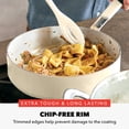 thumbnail image 4 of Bobby Flay by Greenpan – 21-Piece Pots and Pans Cookware Set, Ceramic, Non-Stick, Cream, 4 of 7