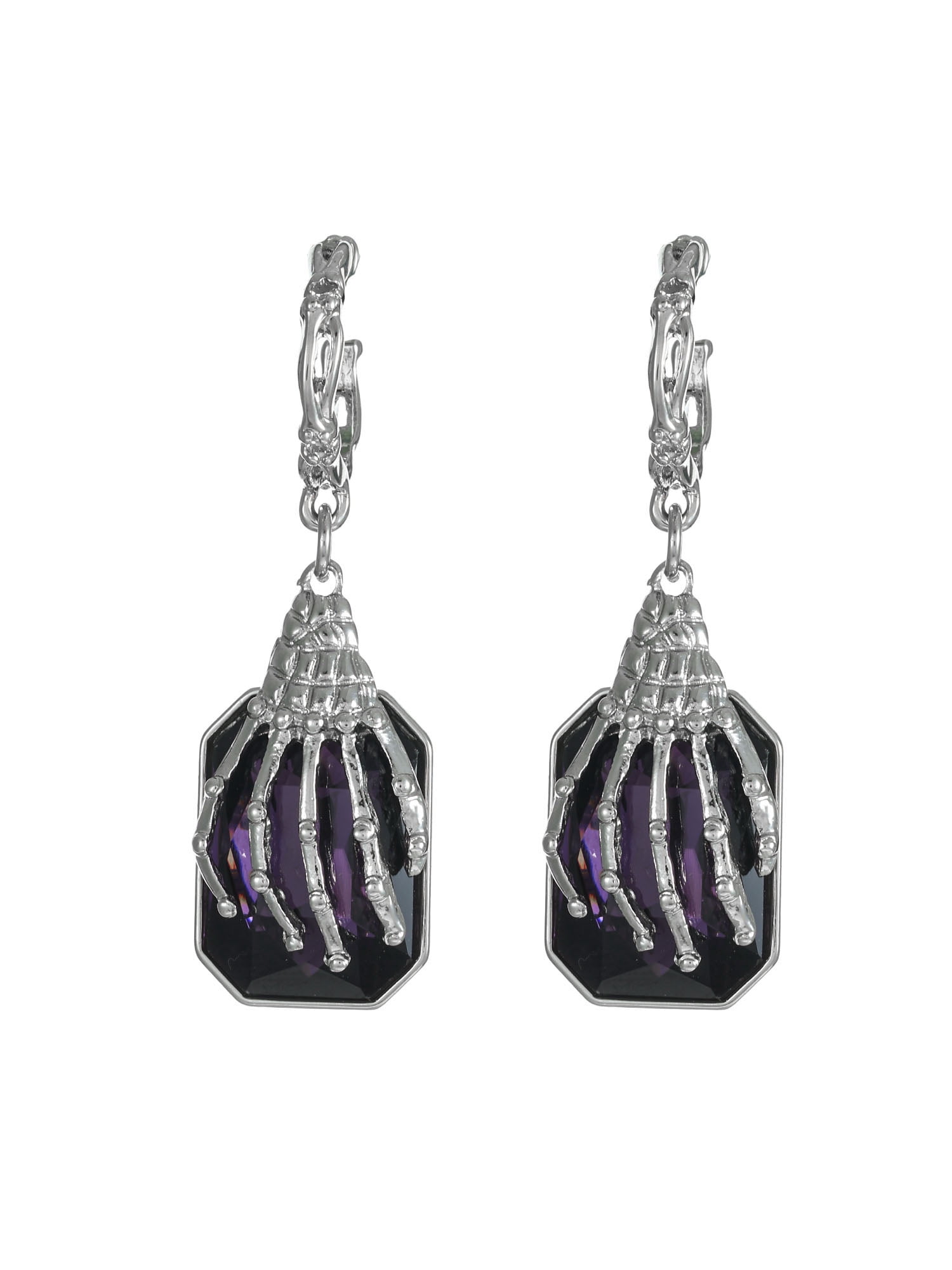 Way to Celebrate Skull Gemstone Halloween Earring, 1 Piece