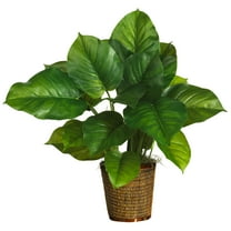 Nearly Natural 29" Large Leaf Philodendron Artificial Plant (Real Touch), Green