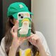 thumbnail image 4 of For iPhone 15 Silicone Case Cute Lying Duck Design Shockproof Phone Back Cover, 4 of 5