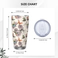 thumbnail image 4 of Salouo Flying Butterflies-1 Print 20oz Tumbler with Lid,Stainless Steel Vacuum Insulated Tumbler Durable Insulated Coffee Mug Thermal Cup with Splash Proof Sliding Lid-Straw Three-piece Set, 4 of 8