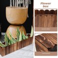 thumbnail image 4 of HEALEEP Windowsill Planters Indoor Rustic Wooden Planter for Space Division 1Pack, 4 of 6