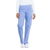 Cherokee Workwear Professionals Women's Scrubs Pant Mid Rise Straight Leg Pull-On Cargo WW170