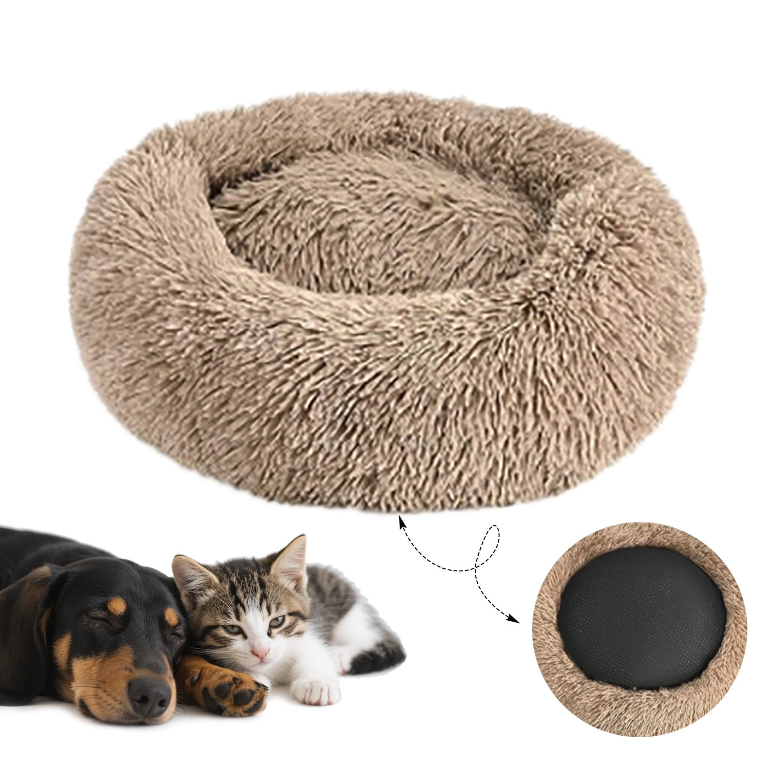 Large Orthopedic Pet Bed for Dogs and Cats with Removable Washable Cover