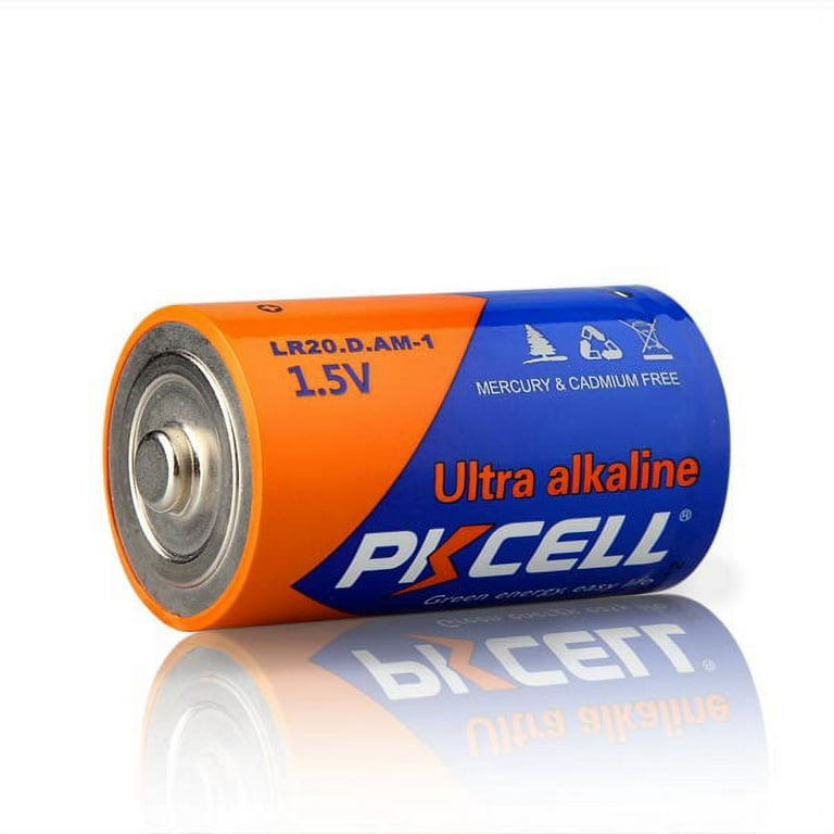 LR20 D 1,5V alkaline battery. Blister of 2 pieces