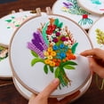 thumbnail image 4 of Cuadros Decorativos 30 X 30 cm DIY flores ramo bordado Kit costura punto de cruz trabajo hecho a mano DQrwqpou Nuevos Originales, 4 of 6