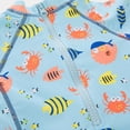 thumbnail image 6 of MEZZALL Swimsuit Vacation Hawaii Beachwear For Boys Crab Swimsuit Vacation Hawaii Beachwear For Children Spas, Sky Blue, 5-6 Years, 6 of 6