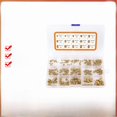 thumbnail image 1 of 220/300PCS GB810 Standard Copper Hot Melt Insert Nuts, Double Helical Design, M3*4*5 Threaded Fasteners, Premium Durable Material for Industrial & DIY Projects, Bulk Packaged for Large-Scale Use, 1 of 5