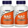 Now Foods NAC-Acetyl Cysteine 600 mg, 100 Veg Capsules 2 Packs