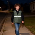thumbnail image 2 of Boys and Girls Mesh Safety Vest Zipper Front Volunteer Uniform Vest Reflective Breathable Running Vest with Pockets, 2 of 7