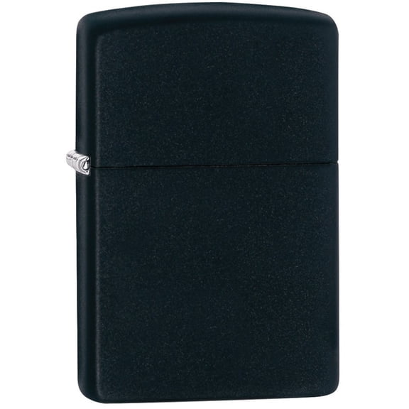 Zippo Black Matte with Red Border Pocket Lighter