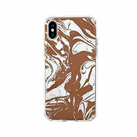 End Scene, Copper Marble Swirl Protective Case for iPhone X, Cell Phone Case, Protective, Slim Fashion