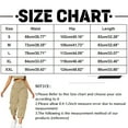 thumbnail image 3 of BILIKEYU Womens's Daily Elastic Waist Solid Color Casual Loose Trousers, Travel Pants, Cargo Pants Women, Women's Pants, 3 of 6