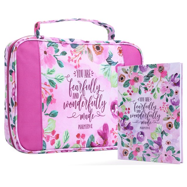 Juego de fundas para la Biblia Faithful Hers, nailon ligero, 28 x 20 x 6 cm