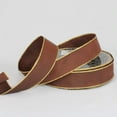 thumbnail image 2 of The Ribbon People Brown and Gold Solid Wired Craft Ribbon 1" x 54 Yards, 2 of 3