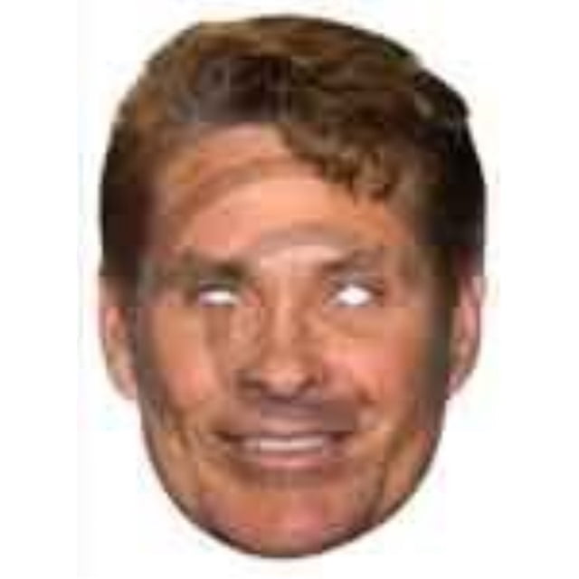 mask-arade david hasselhoff cardboard celebrity party mask - Walmart.com
