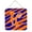 Blue And Orange, variant on Carolines Treasures  Letter H Initial Tiger Stripe Blue and White Aluminium Metal Wall or Door Hanging Prints